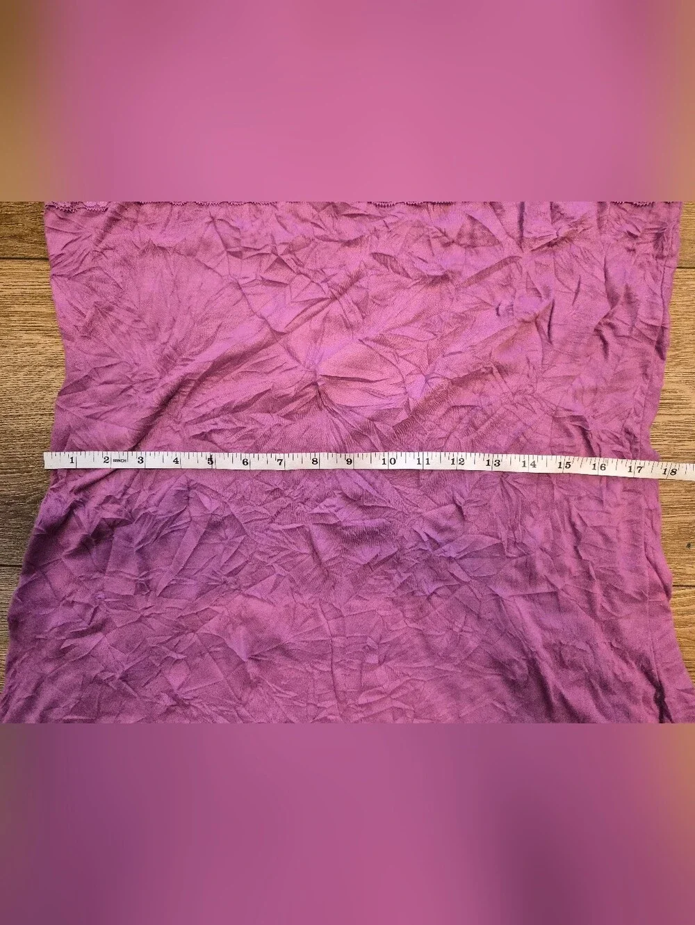 [LIKE NEW] Studio Y Purple Lace Trim Camisole Adjustable Strap Tank Top Size XL - Picture 3 of 6